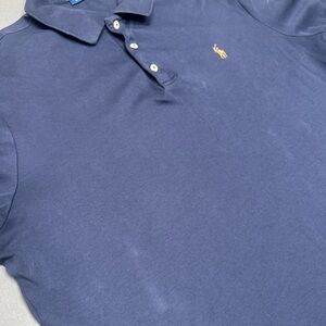 Polo Ralph Lauren Classic Fit Collared Short Sleeve Polo Shirt Mens L Navy Blue